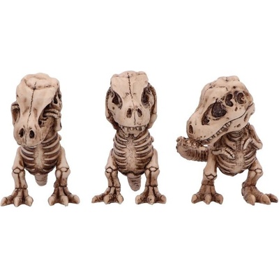 Nemesis Now Комплект статуетки Nemesis Now Adult: Humor - Three Wise T-Rex (Skeletons) (B6974A25)