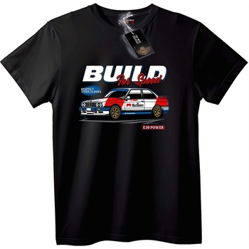 NOONEBRAND Тениска Build For Speed E30 - S, White