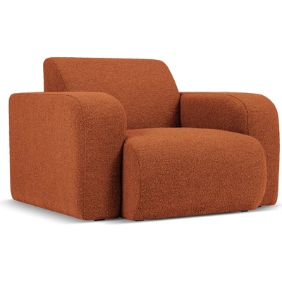 Micadoni Кафяв фотьойл от плат букле Molino - Micadoni Home (MIC_ARM_101_F1_MOLINO4)