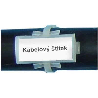 ŠTÍTEK KABELOVÝ 60x25mm – Hledejceny.cz