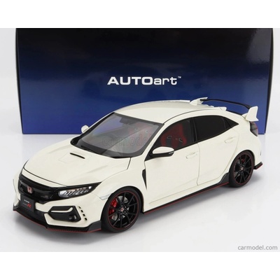 Autoart Honda Civic Type R fk8 2021 Bílá 1:18