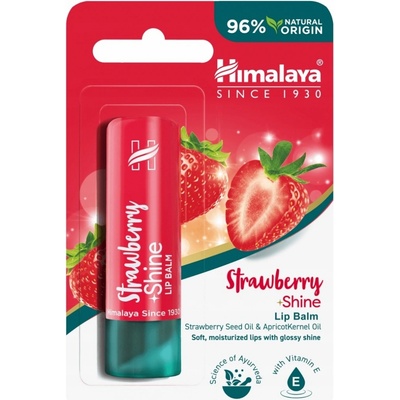 Himalaya herbals Jahodový balzam na pery s leskom 4,5 g