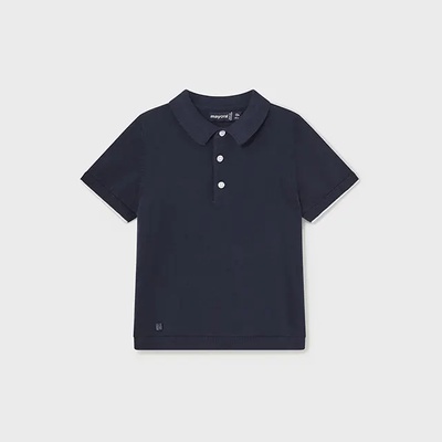 MAYORAL Поло тениска къс ръкав трокотаж морско синьо за бебе момче Mayoral
