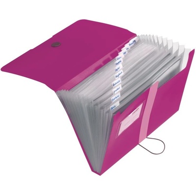 Herlitz Spisové desky A4 PP organizační růžové