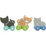 Orange Tree Toys Комплект дървени играчки за бутане Orange Tree Toys - Котенца (OTT07454)