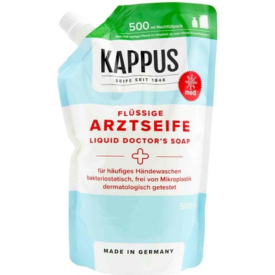 Kappus tekuté lékařské mýdlo náplň 500 ml