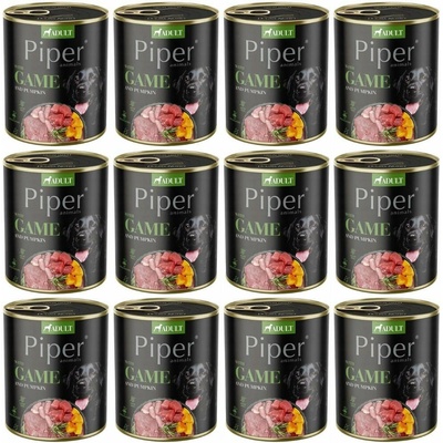 Dolina Noteci Piper Adult se zvěřinou a dýní 12 x 800 g