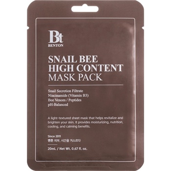 Benton - Snail Bee High Content Mask pack