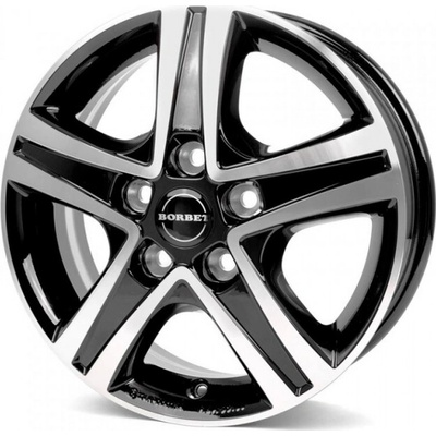 Borbet CWD 6x16 5x118 ET68 black polished