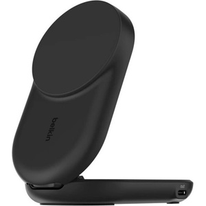Belkin BOOSTCHARGE PRO настолно зарядно устройство 2 в 1, 25 W, Qi2, ЧЕРНО WIZ039KQBK (WIZ039KQBK)