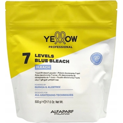 Alfaparf Yellow rozjasňovač na vlasy 7 Levels Blue Bleach 500 g