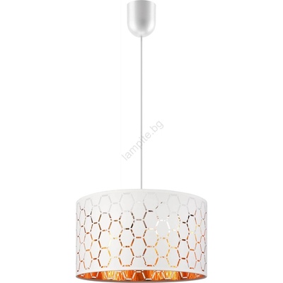 Висяща лампа на кабел ULLE 1xE27/15W/230V, бяла (LA55862)