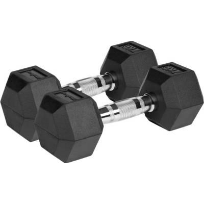 REBEL ACTIVE RBA-2325-07 Pogumované litinové HEX 2 x 7 kg