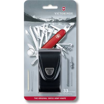 Victorinox SWISS CHAMP, 91 mm, červený, blister