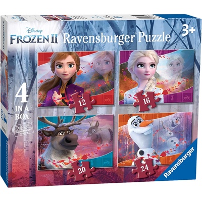 Ravensburger Пъзел Ravensburger от 24 части 4 в 1 - Замръзналото Кралство II (3019)