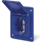 SCAME Контакт ШУКО 16А, 2P+Е, IP54, 70x87mm, SCAME Domo версия за заряд на (SC42-570.4062-SW)