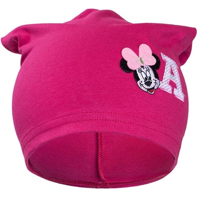 New Baby podzimní dětská čepice Minnie růžová