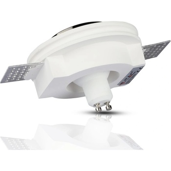 Image 1 of V-TAC gu10 Гипсова Отливка Кръг Издадена Хромирано Дъно - 3146 (3146)