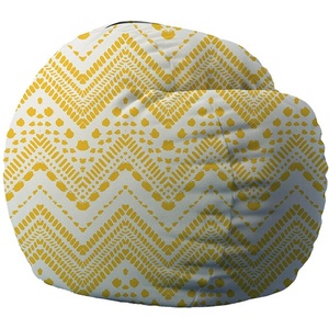PUFRELAX Барбарон 600л. King Size, Aztec Chevron, Перящ се калъф, Пълнеж с микс от мемори пяна и дунапрен, Принт (PUF-M-K-PTM-AZC) - topmall