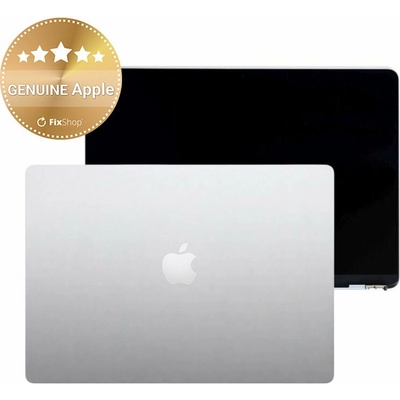 LCD displej pre MacBook Air 15", A3241 (2025), s predným sklom a krytom, Silver, 661-50129, Genuine Apple, Silver