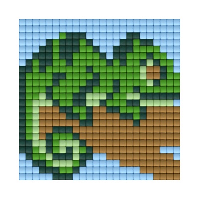 Bright Toys Мозайка с пиксели Bright Toys, 24x24 пиксела - Хамелеон (BT24011)