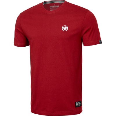 PitBull West Coast pánské triko SMALL LOGO 170 červené