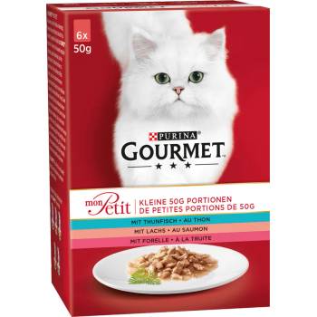 Image 1 of Purina Gourmet Mon Petit Fish Mix паучове за котки с риба 6 *50gr