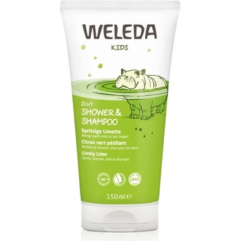 Weleda Kids Cheerful Lime душ-крем и шампоан за деца 2 в 1 150ml
