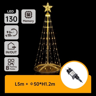 Aigostar Aigostar-LED Външна коледна украса LED/3, 6W/31/230V 2700K 120cm IP44 (AI0502)