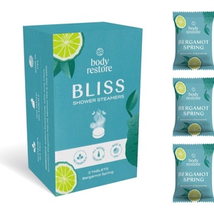 Body Restore Bliss Shower Steamers таблетки за душ аромати Bergamot Spring 3 бр