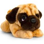 Keel Toys - Плюшено легнало куче - Мопс - 37 см