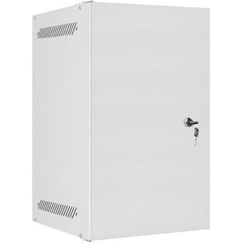 Lanberg Комуникационен шкаф Lanberg rack cabinet 10" wall-mount 9U / 280x310 self-assembly flat pack with metal door, grey (WF10-2309-00S)