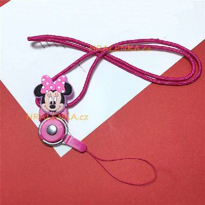 Šňůrka na krk a telefon Minnie