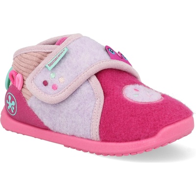 Biomecanics Detské papuče barefoot Fuscia fuchsiové
