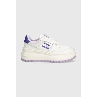 Маратонки Tommy Jeans TJW RETRO BASKET FLATFORM ESS в лилаво EN0EN02506 (EN0EN02506)