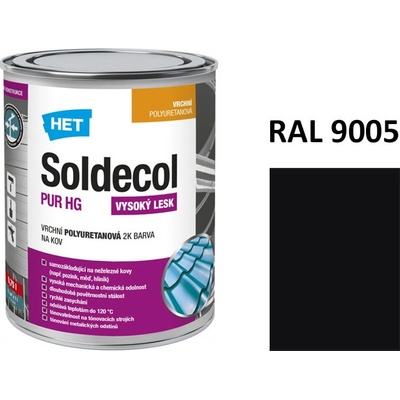 Soldecol PUR HG 0,75L RAL 9005