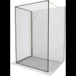 Mexen Kioto стена за душ Walk-in 130 x 120 см, черна рамка, златна - 800-130-212-50-70-120 (800-130-212-50-70-120)