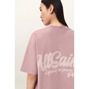 AllSaints уголемена тениска дамска от памук ODYSSEY ETTA TEE (W157JE)
