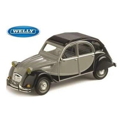 Welly Citroen 2CV Skala černošedá 1:24