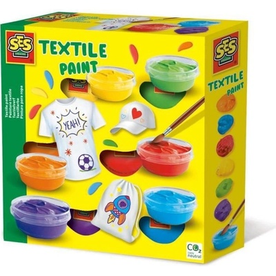 Barvy na textil 6 barev