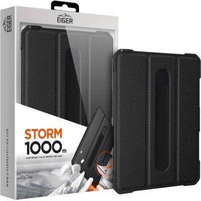 Eiger Storm 1000m Case - удароустойчив кейс, тип папка и поставка за iPad mini 5, iPad mini 4 (черен)
