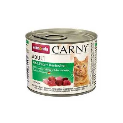 ANIMONDA konzerva CARNY Adult - hovädzie, morka, králik 200g