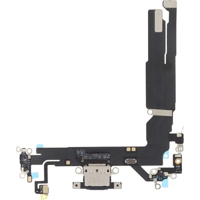 Flex kábel s nabíjacím konektorom iPhone 16 čierna farba - OEM
