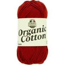 Etrofil Organic Cotton 72291 tmavá červená