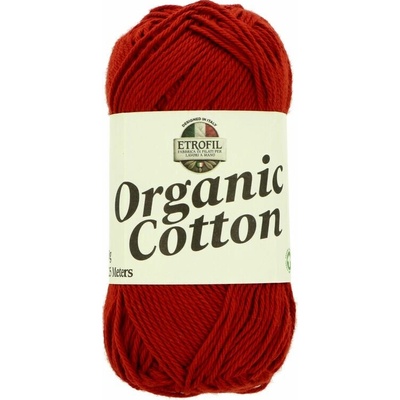 Etrofil Organic Cotton 72291 tmavá červená
