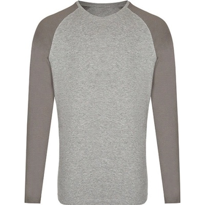 Miners Mate tričko s dlhým rukávom MY210 heather grey