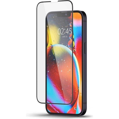 DEVIA Van Series Full Cover Tempered Glass - калено стъклено защитно покритие за целия дисплей на iPhone 13, iPhone 13 Pro (черен-прозрачен)