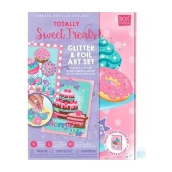 Box Candiy Artistic Glitter Cookies Set