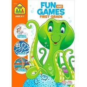 School Zone Fun and Games First Grade Activity Workbook | Zone Staff School (ISBN: 9781681473017)