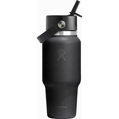 Hydro Flask termo láhev Wide Flex Straw Travel 621 ml black